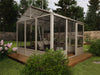 Gazebo Penguin Myrdal Solarium Polycarbonate Roof in a garden on a patio