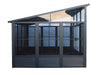 Gazebo Penguin Narvik Solarium Metal Roof side view
