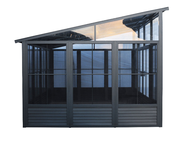 Gazebo Penguin Narvik Solarium Metal Roof side view