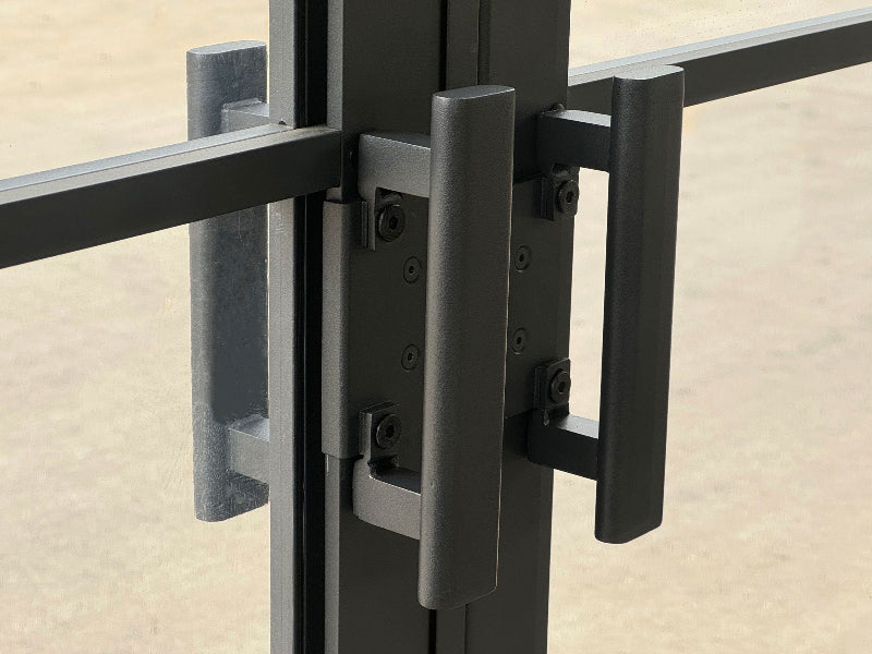 Gazebo Penguin Narvik Solarium Metal Roof view of handles view