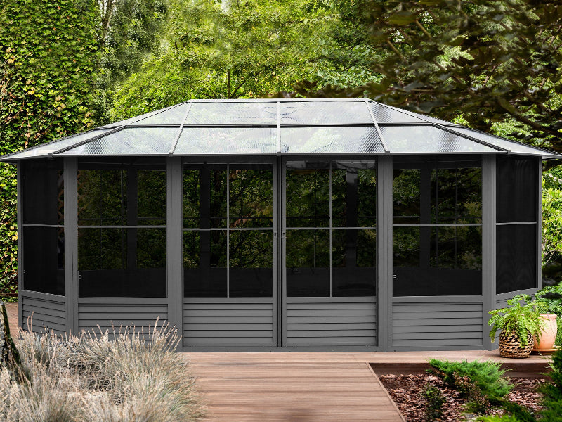 Gazebo Penguin Florence Solarium Polycarbonate Roof