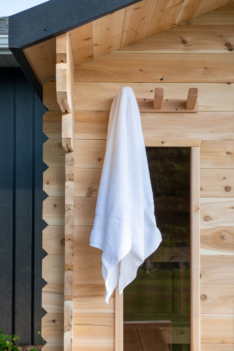 Leisurecraft CT Georgian Cabin Electric Sauna with Porch