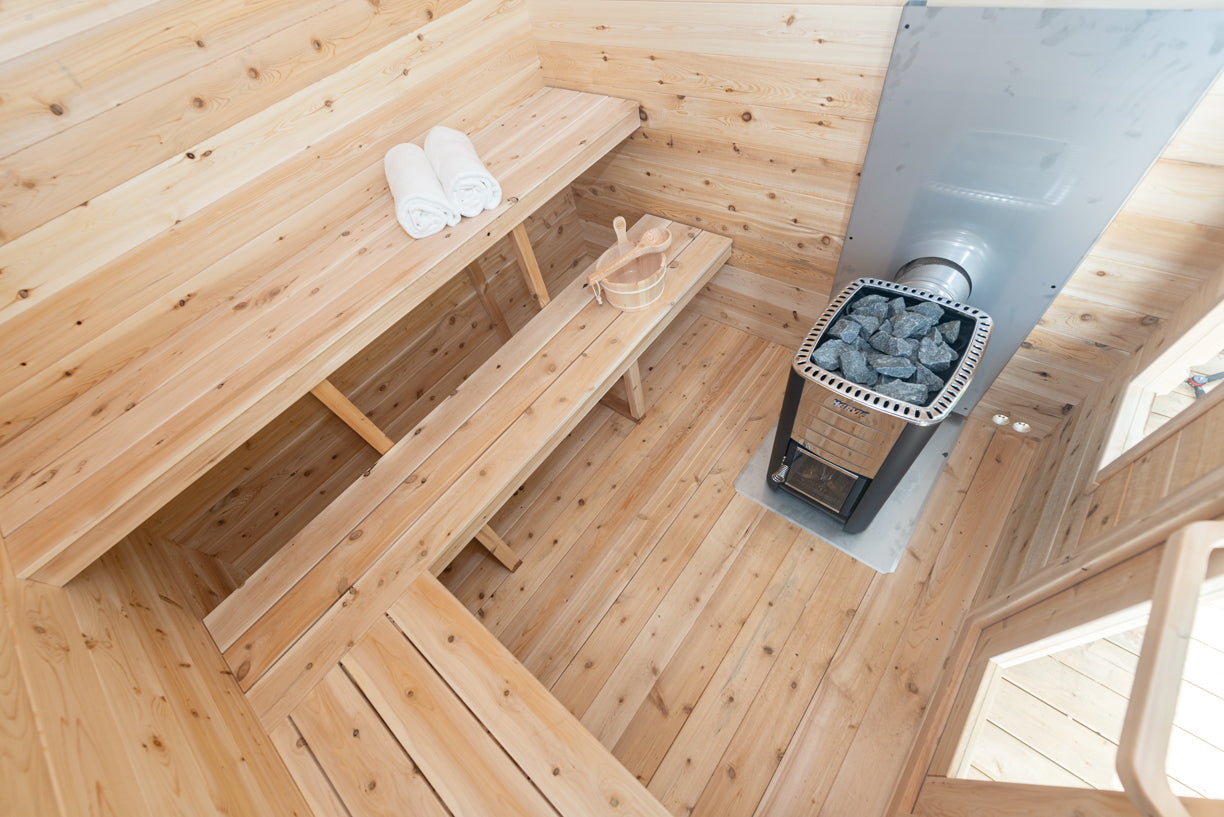 Leisurecraft CT Georgian Cabin Electric Sauna
