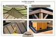 The penguin Yosemite gazebo features in French