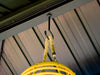 The penguin Yosemite gazebo with a view showing the hooks it comes with to hang wind chimes or planters